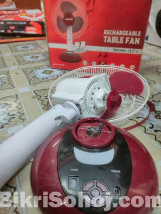 Super star Rechargeable Table Fan